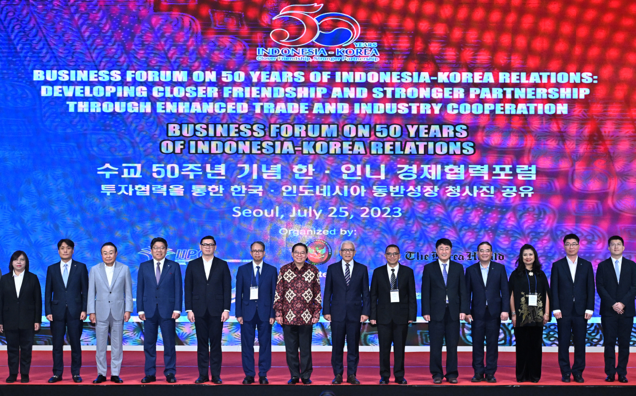 Korea, Indonesia vow to bolster business ties