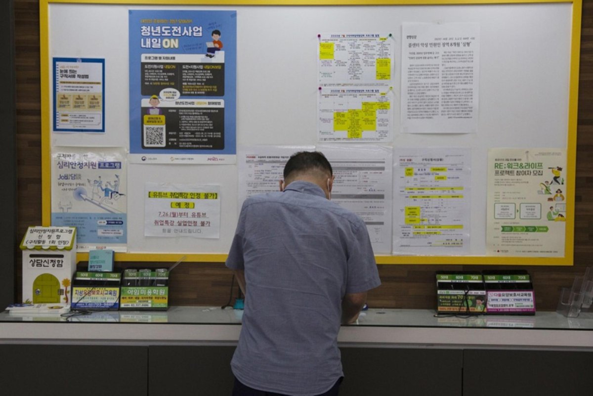 South Korea youth employment falls for 47th straight month